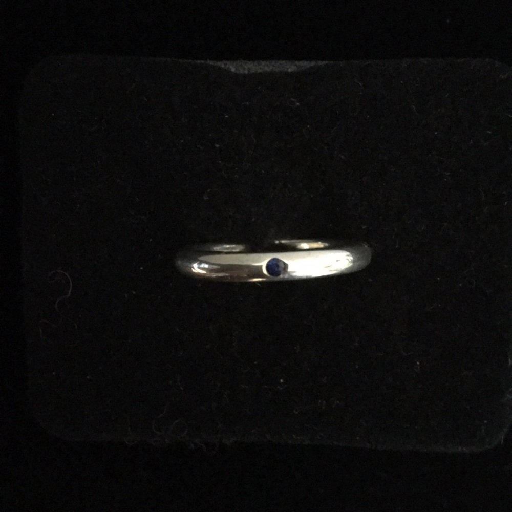 Tiffany & Co. Elsa Peretti Band w/ Sapphire Stone